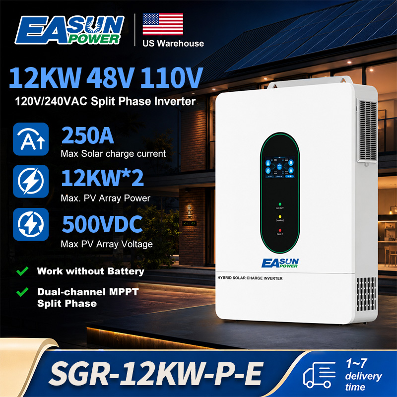 Grid Tie Inverter Limiter 2000W - EASUN POWER 12KW Split Phase Inverter