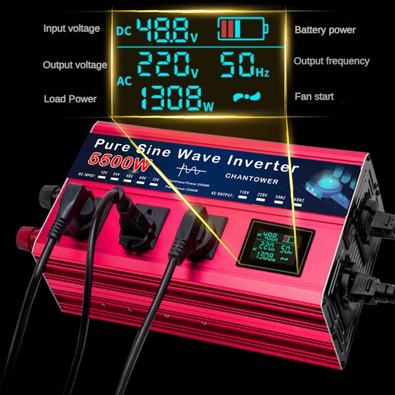 4000W/5000W/5500W Pure Sine Wa - Pure Sine Wave Inverter 5000W 48V 220V recension och pris
