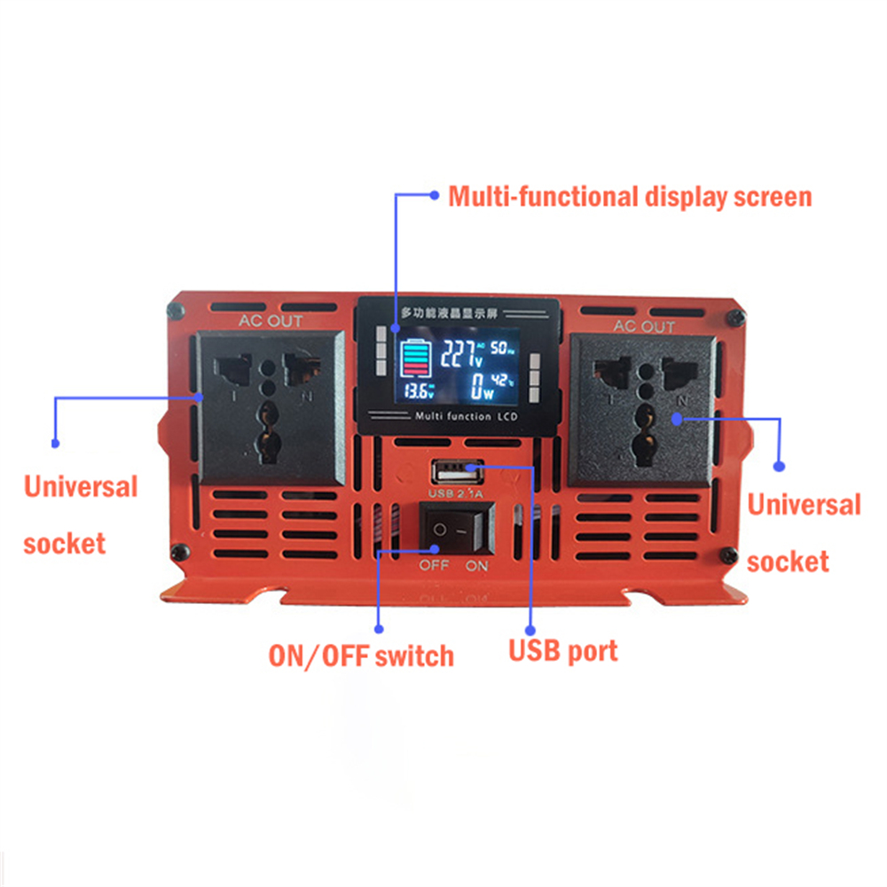 Pure Sine Wave 3500W 5000W 650 - Pure Sine Wave Inverter 5000W 48V 220V recension och pris